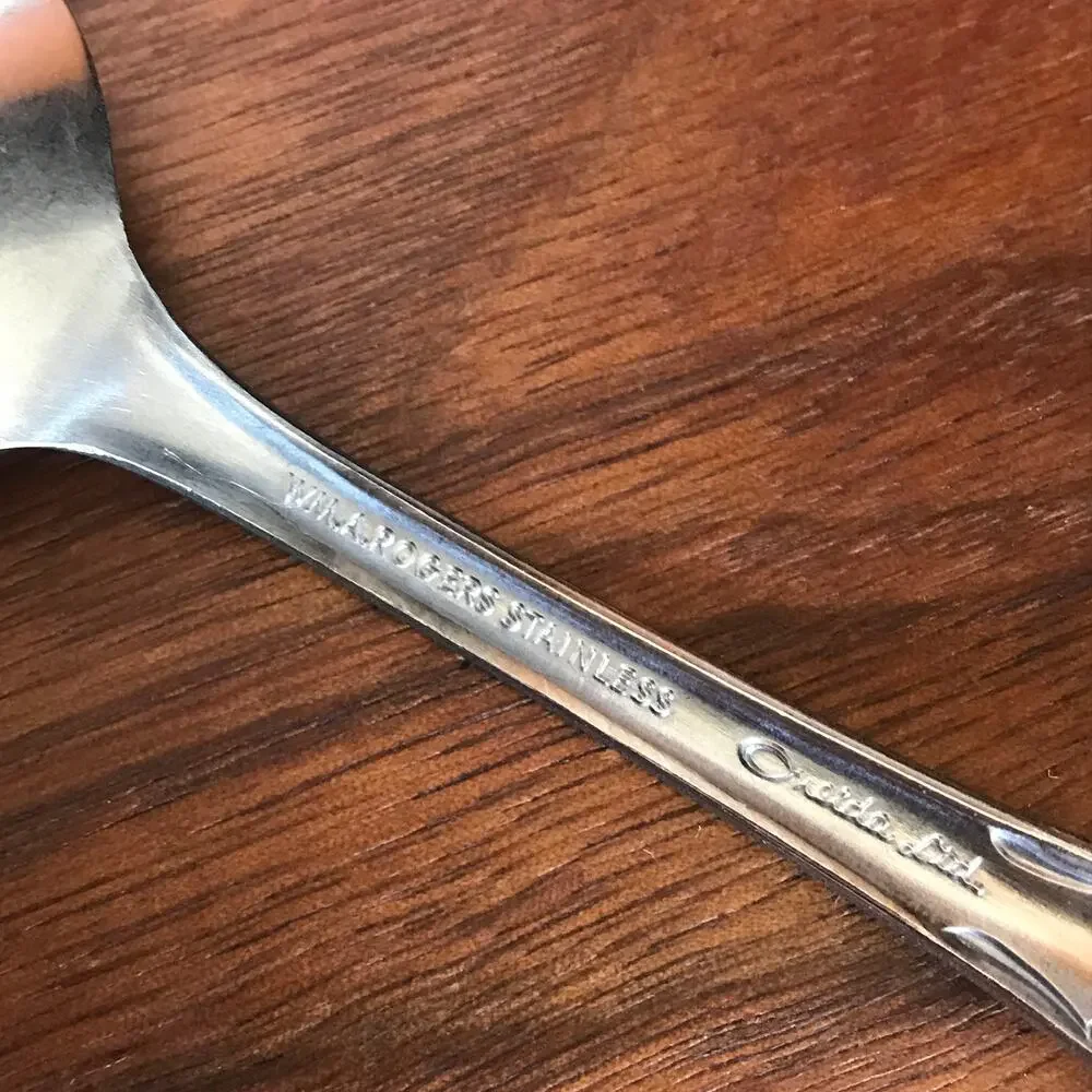 Oneida Wm. A. Rogers Fenway (Daydream) stainless, set of 6 teaspoons